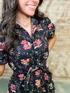 Joan Botanical Print Dress