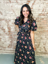Joan Botanical Print Dress