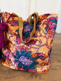 Lark Floral Tote Bag