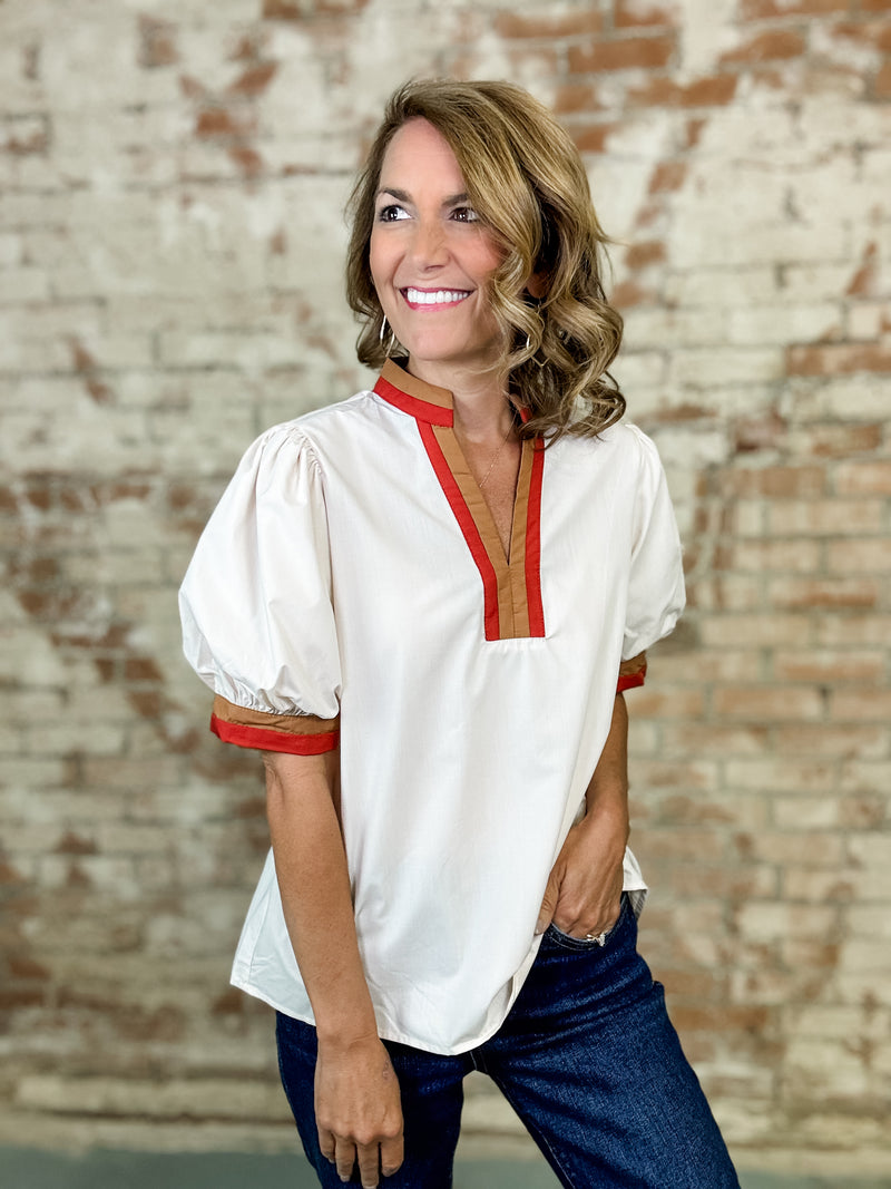 Marcella Colorblock Top