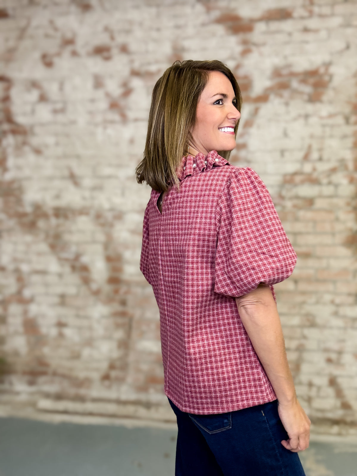 Vanetta Pearl Trim Top