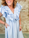 Denise Seersucker Stripe Dress
