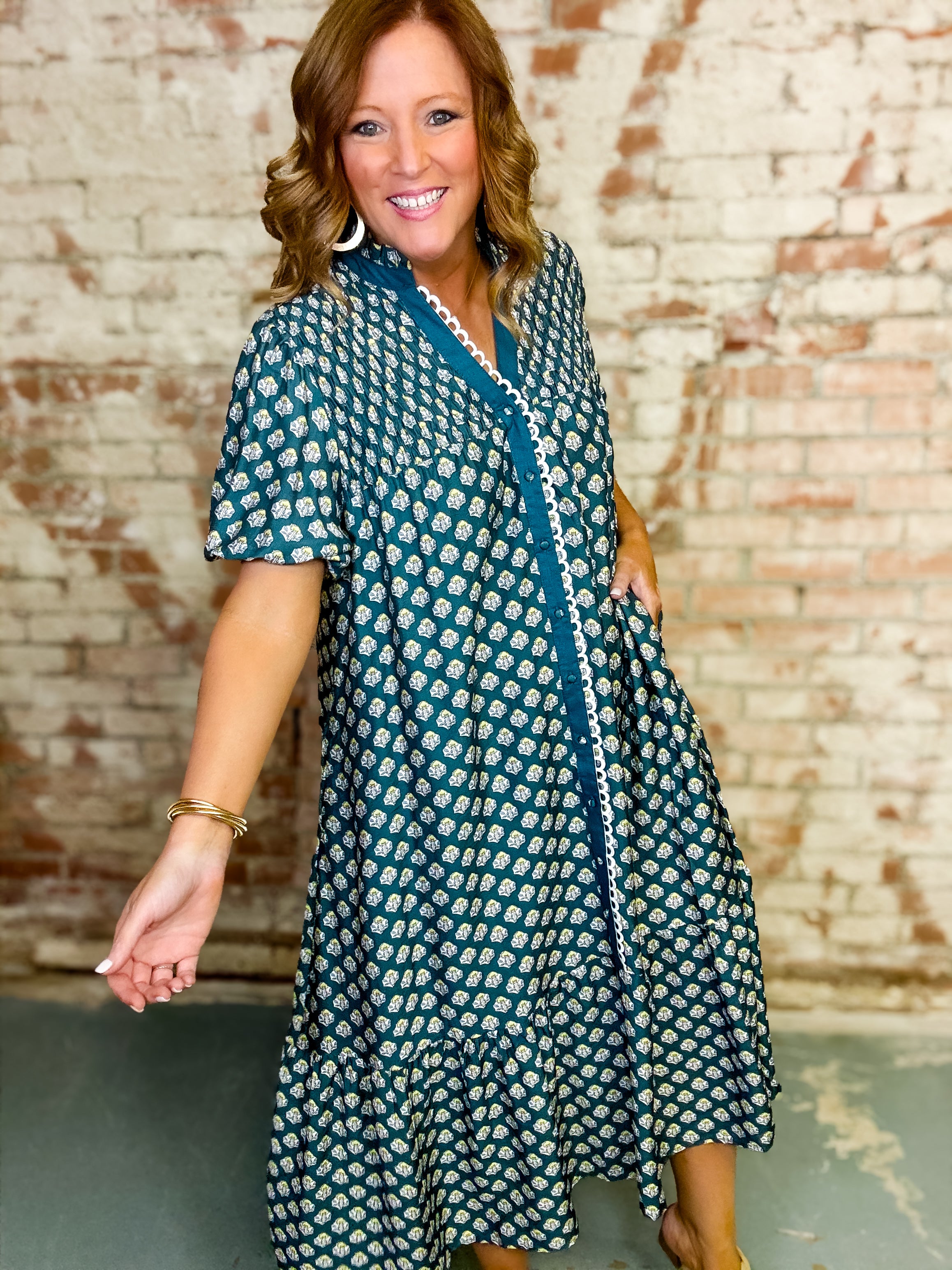 Marisa Floral Midi Dress