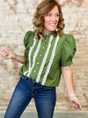 Sonya Pleated Top
