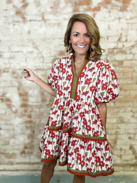 Kyser Floral Tiered Dress