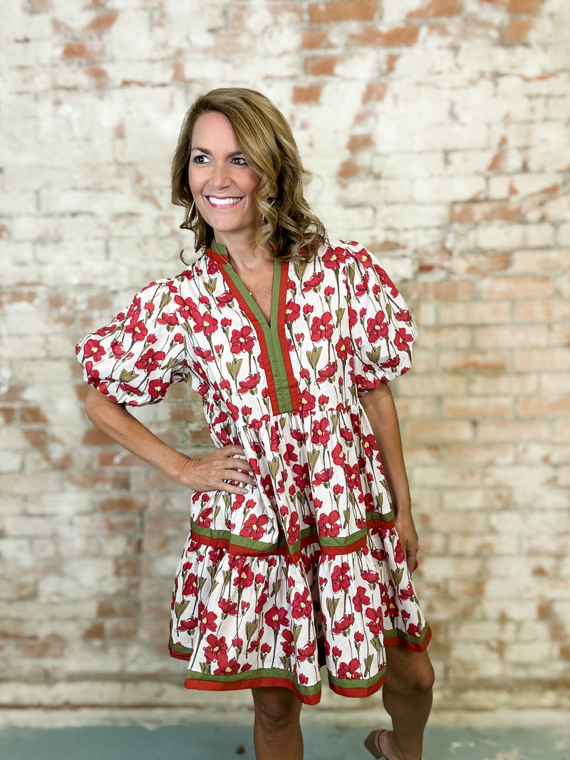 Kyser Floral Tiered Dress