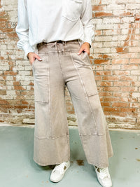 Vicky Mineral Washed Terry Pant