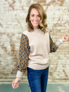THML Elsa Mixed Media Top