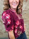 Jess Floral Print Top