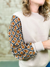 THML Elsa Mixed Media Top