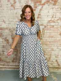 Marivel Geo Print Dress