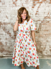 Sylvia Button Down Dress