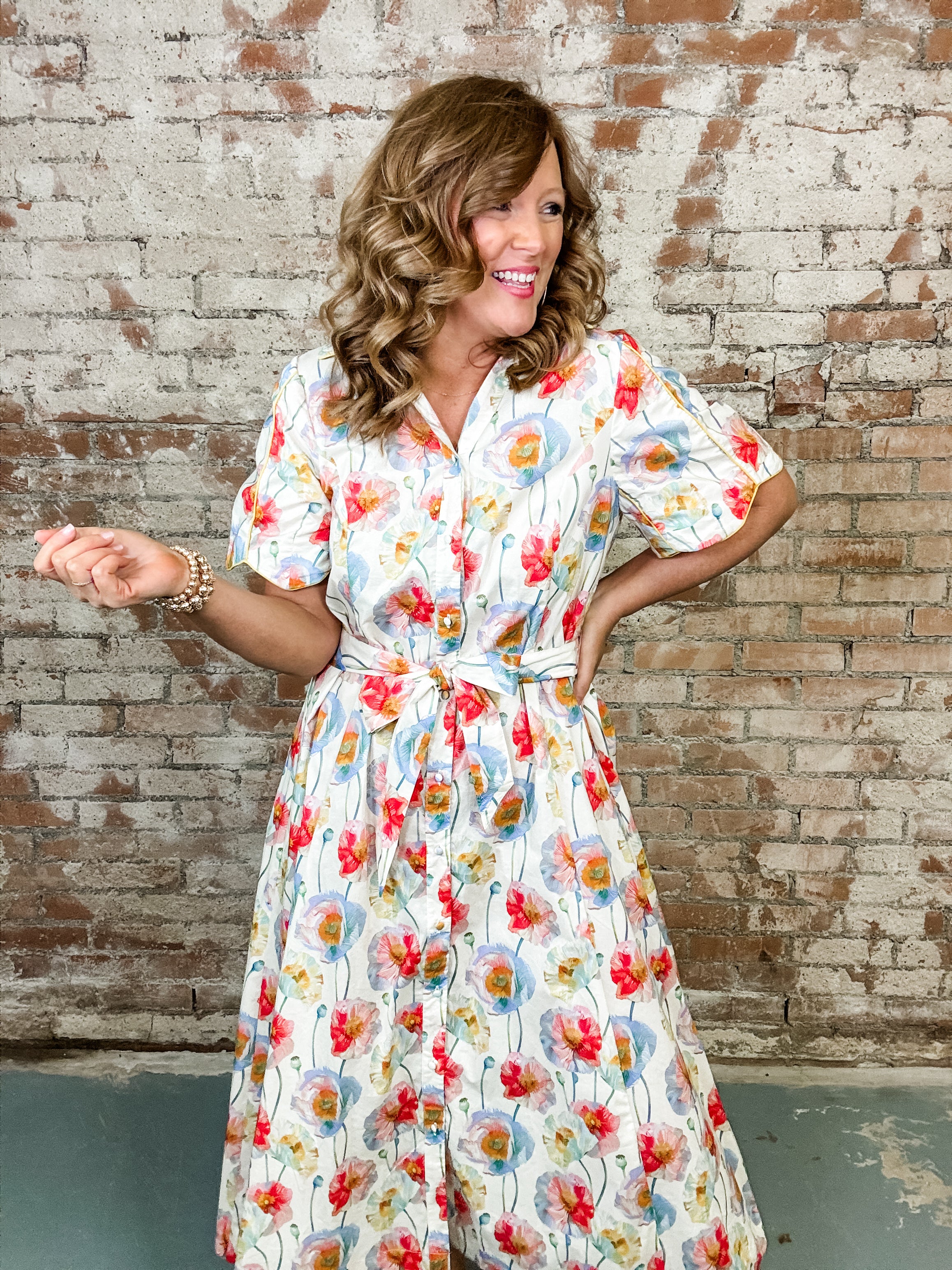 Sylvia Button Down Dress