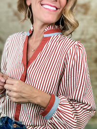 Cassie Stripe Top