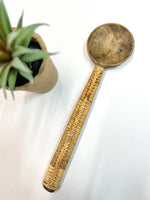 Woven Handle Wood Spoon