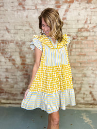 Annie Flutter Sleeve Dress