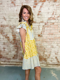 Annie Flutter Sleeve Dress