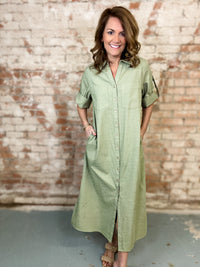 Katelyn Button Down Dress
