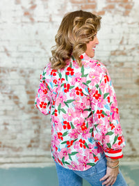 Ambrose Floral Button Up Top