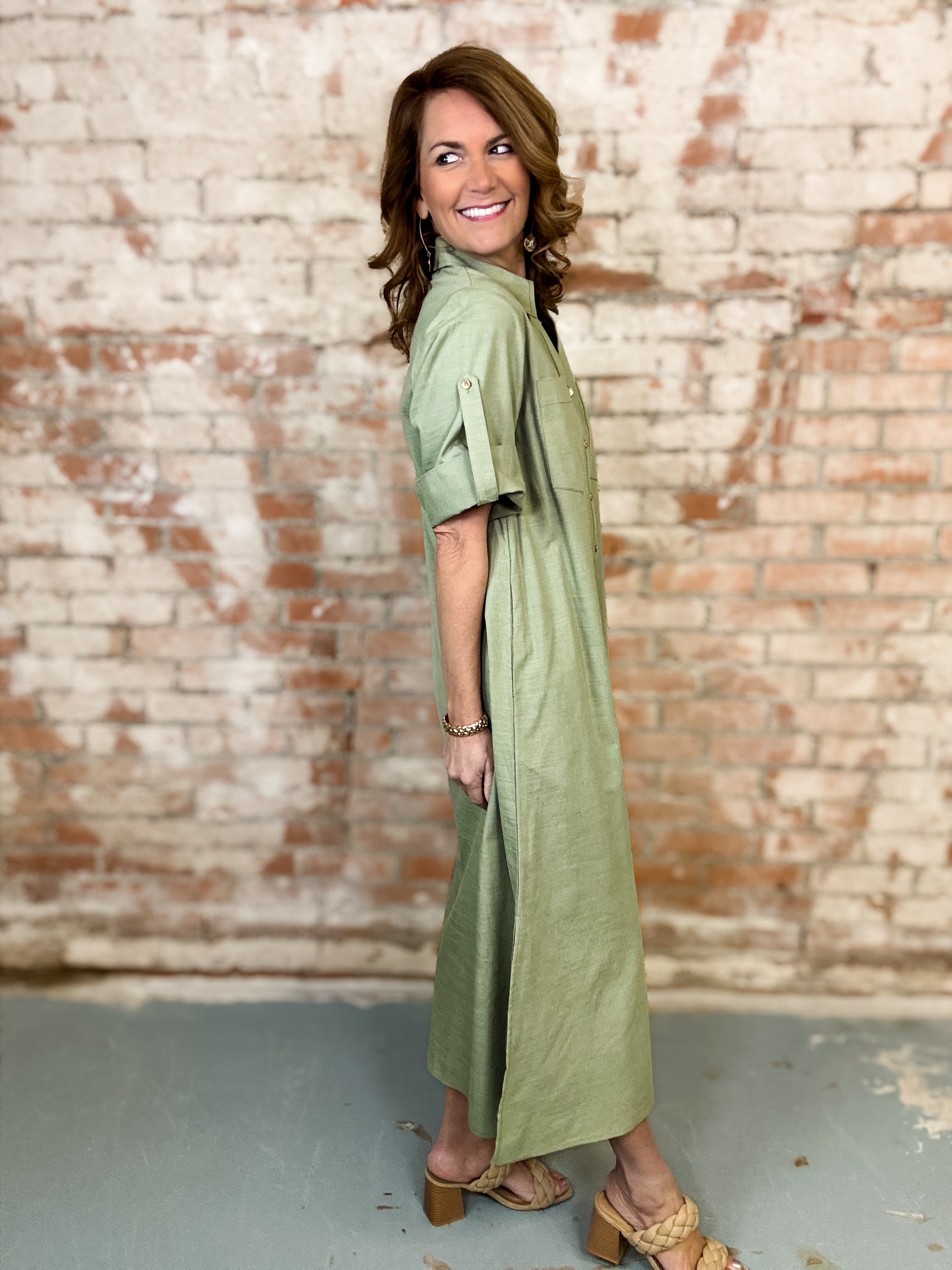 Katelyn Button Down Dress