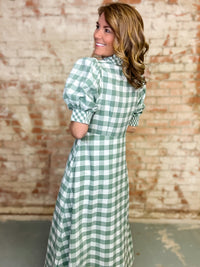 Anica Gingham Dress