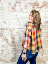 Lufkin Plaid Button Up Top