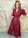 Savannah Solid Puff Sleeve Dress