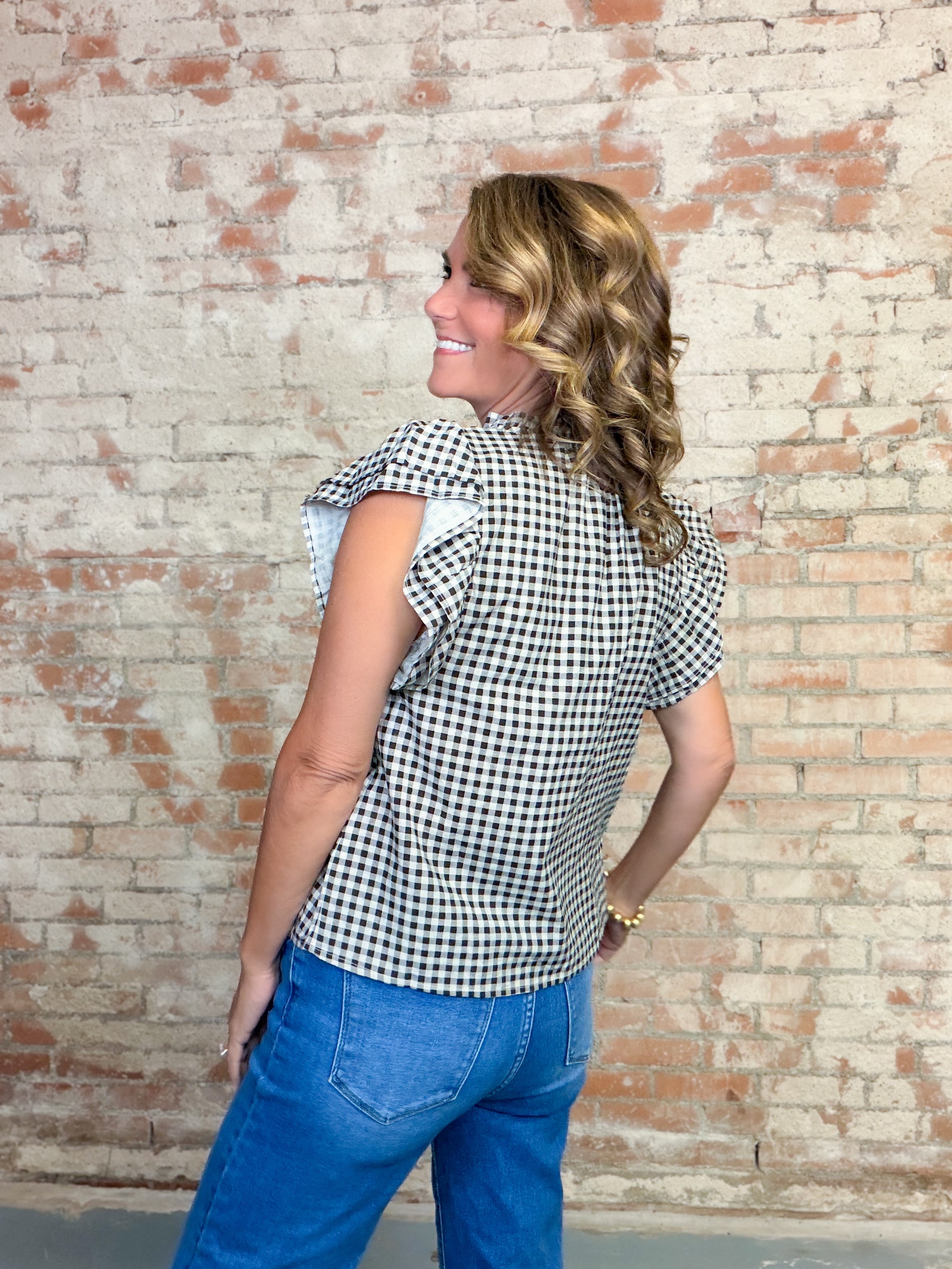 THML Kailee Gingham Top