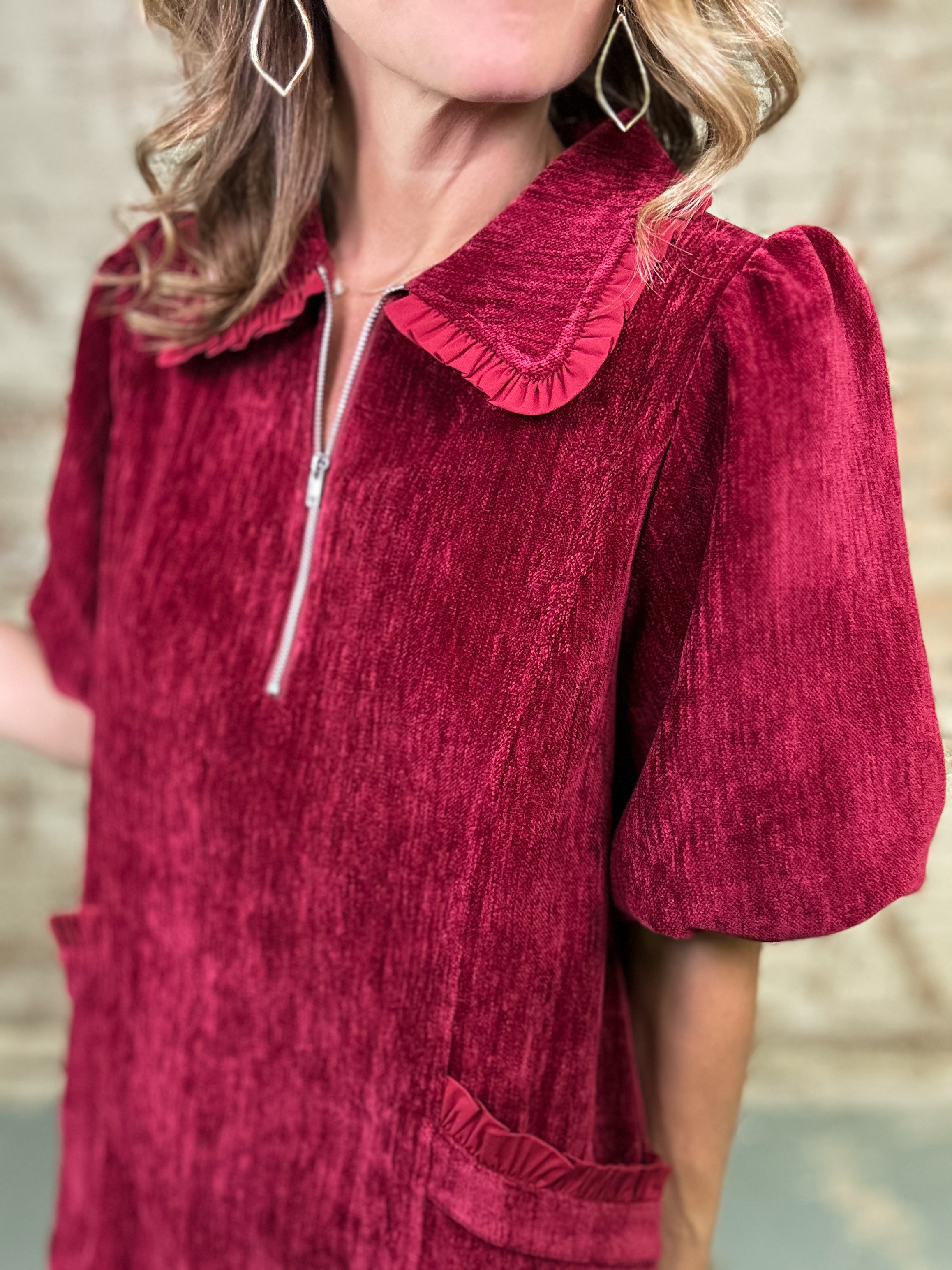 Alesia Bubble Sleeve Dress