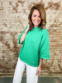 Klarissa Solid Sweater Top