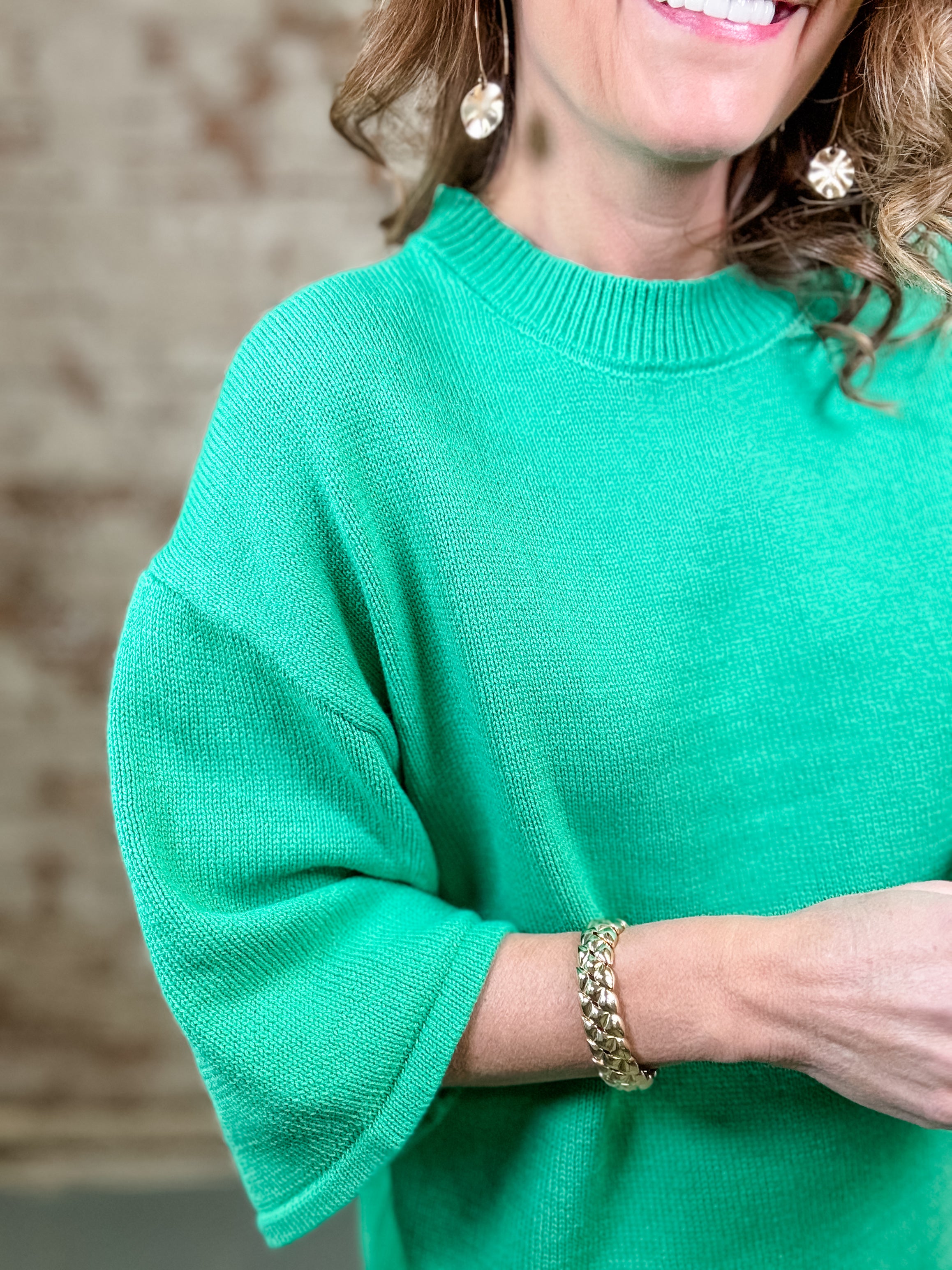 Klarissa Solid Sweater Top