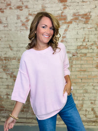 Maite Solid Sweater Top