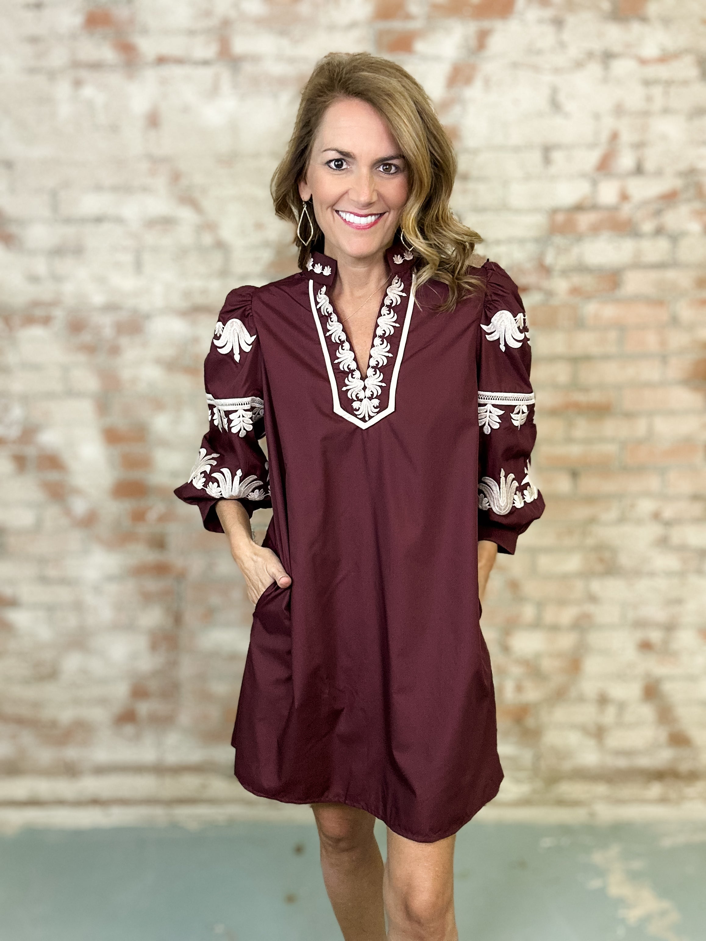 Sienna Embroidered Dress