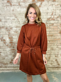 Ince Cable Knit Dress
