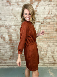 Ince Cable Knit Dress
