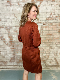 Ince Cable Knit Dress