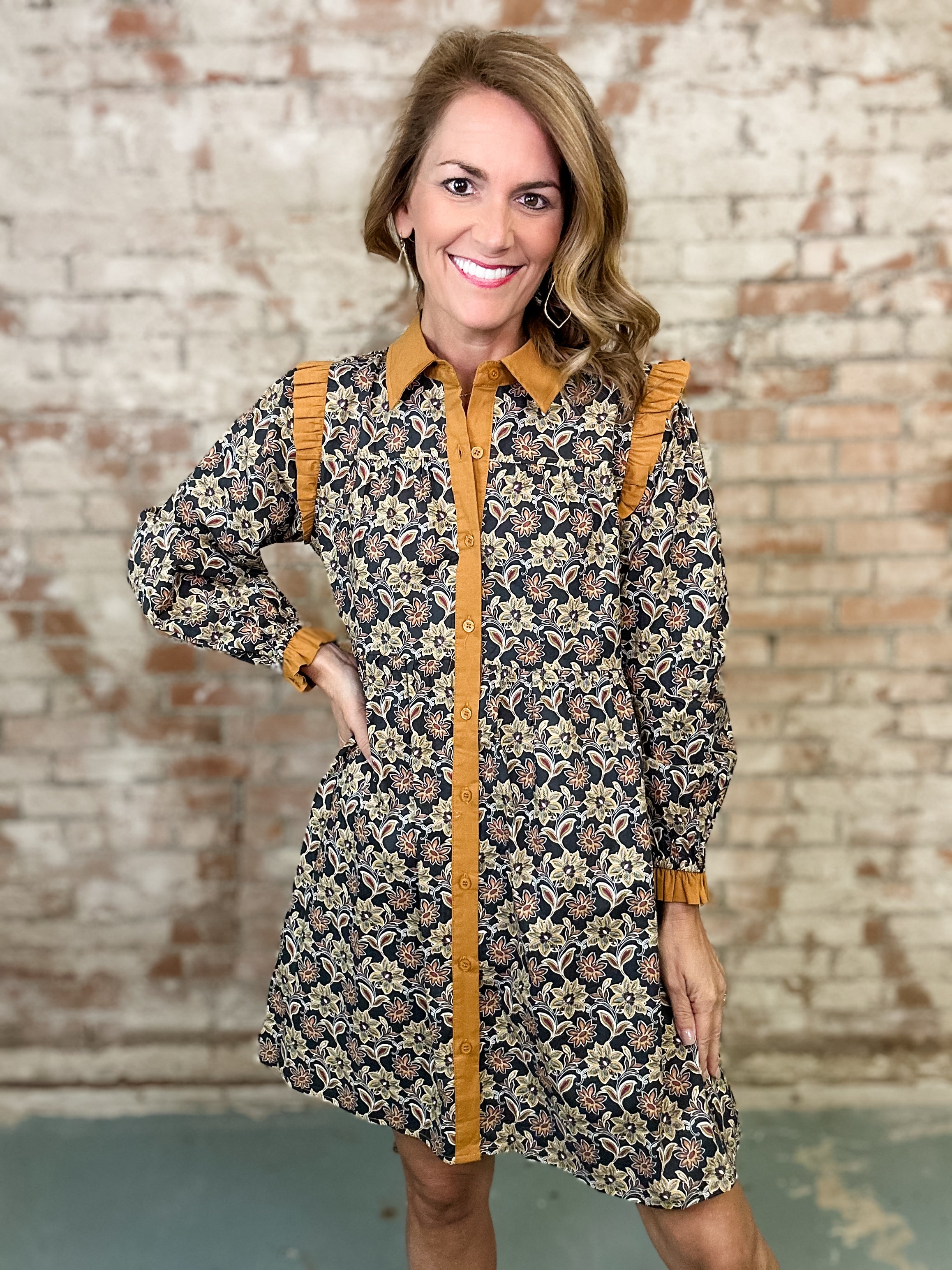 Melony Boho Floral Dress