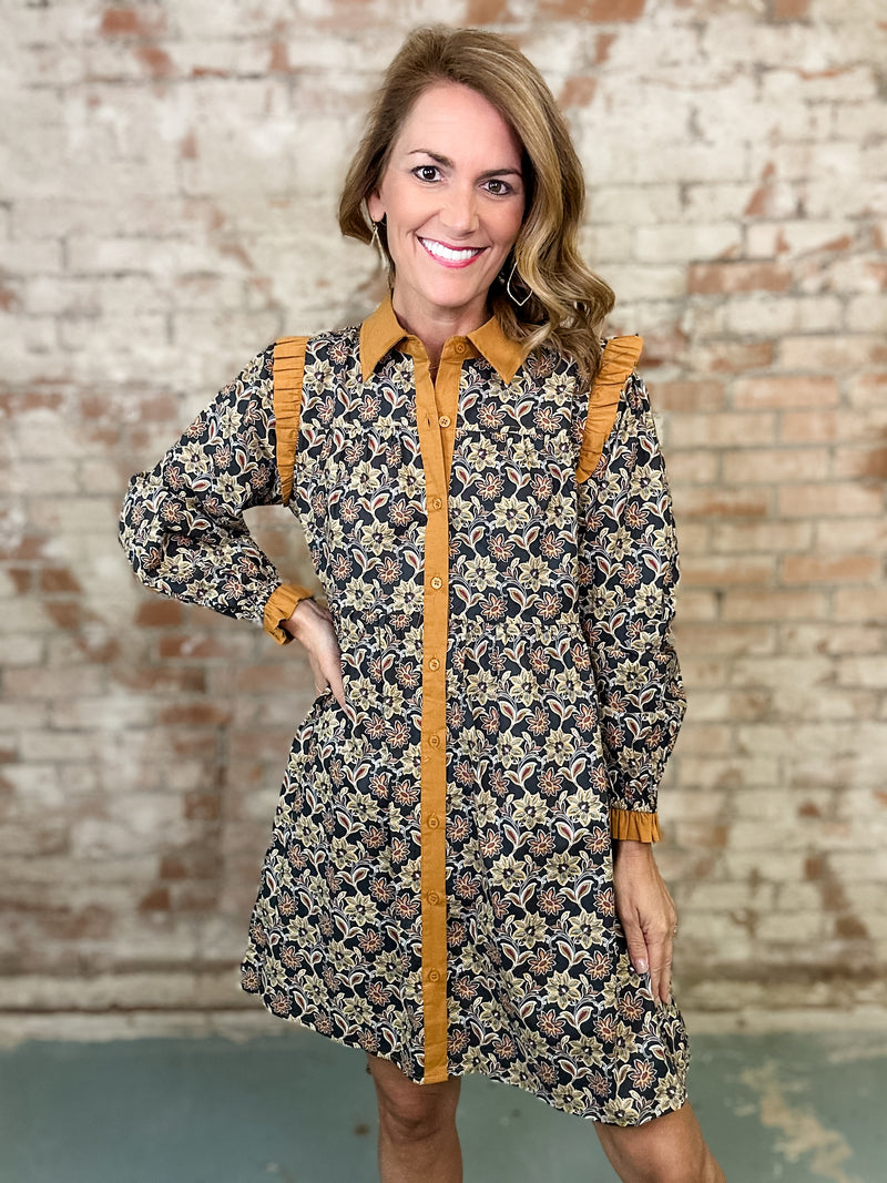 Melony Boho Floral Dress