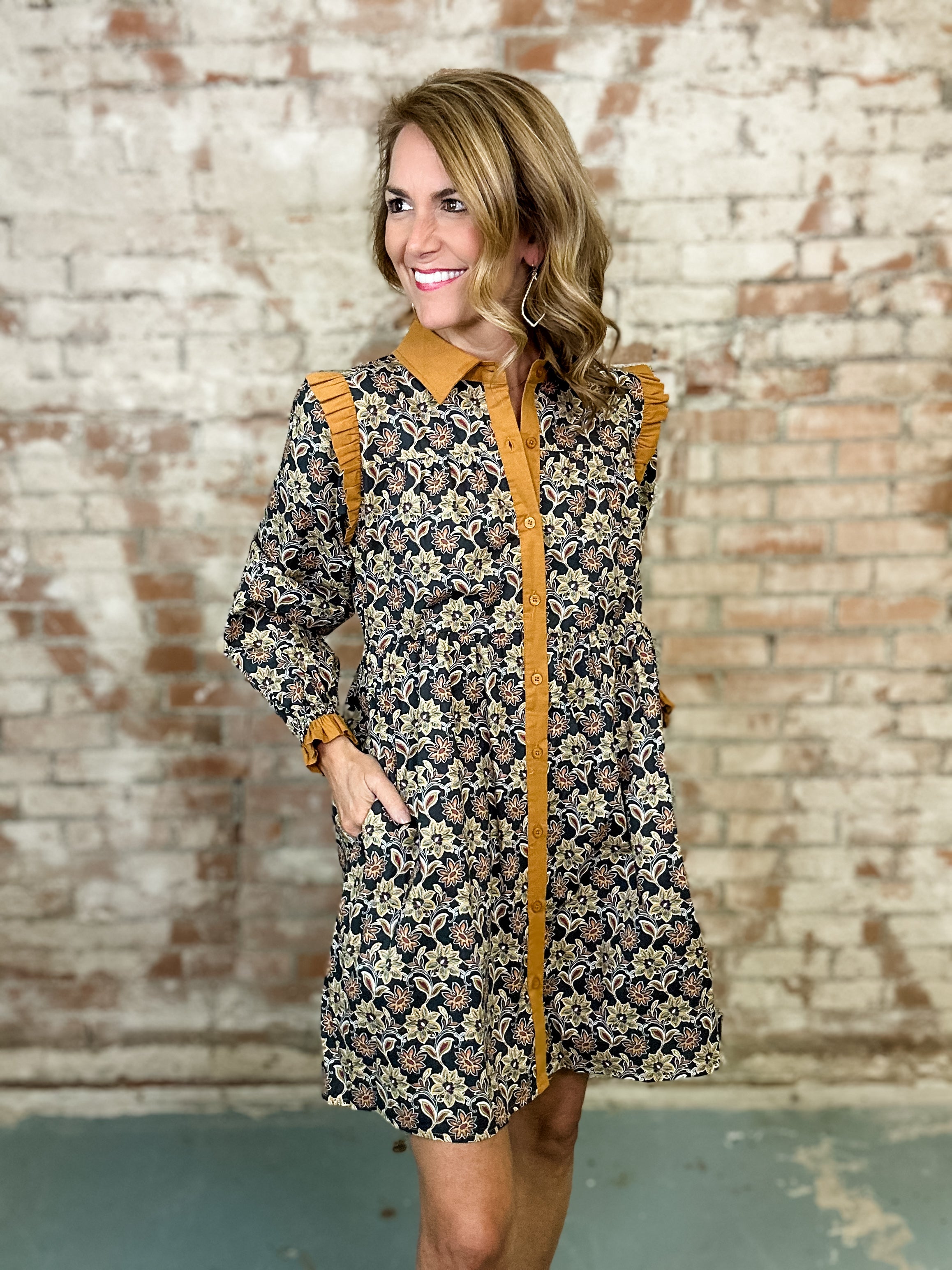 Melony Boho Floral Dress