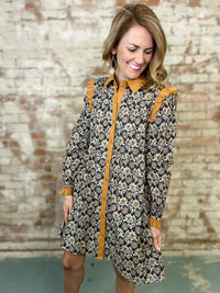 Melony Boho Floral Dress