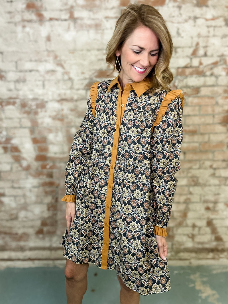 Melony Boho Floral Dress