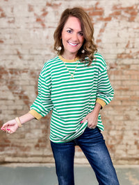 Mallory Stripe Casual Top