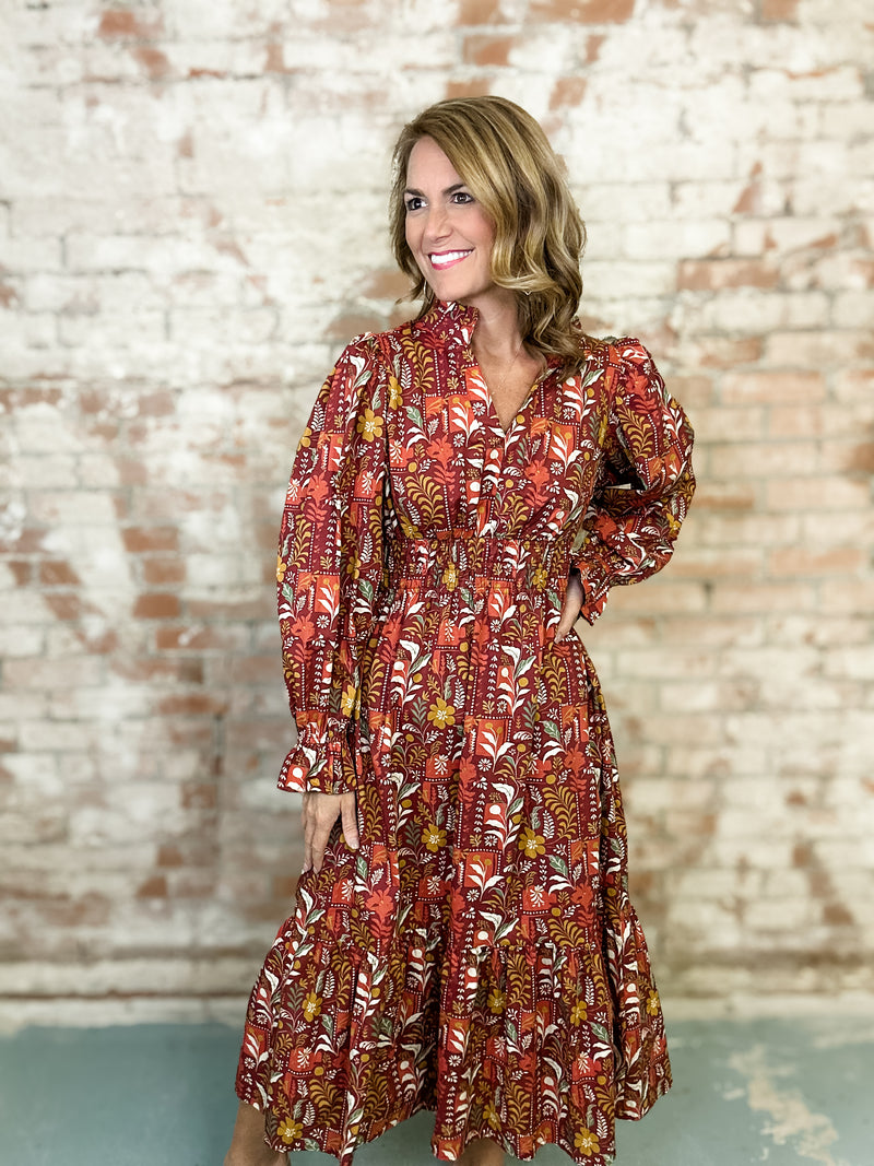Poly Tiered Dress