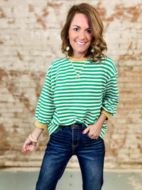Mallory Stripe Casual Top