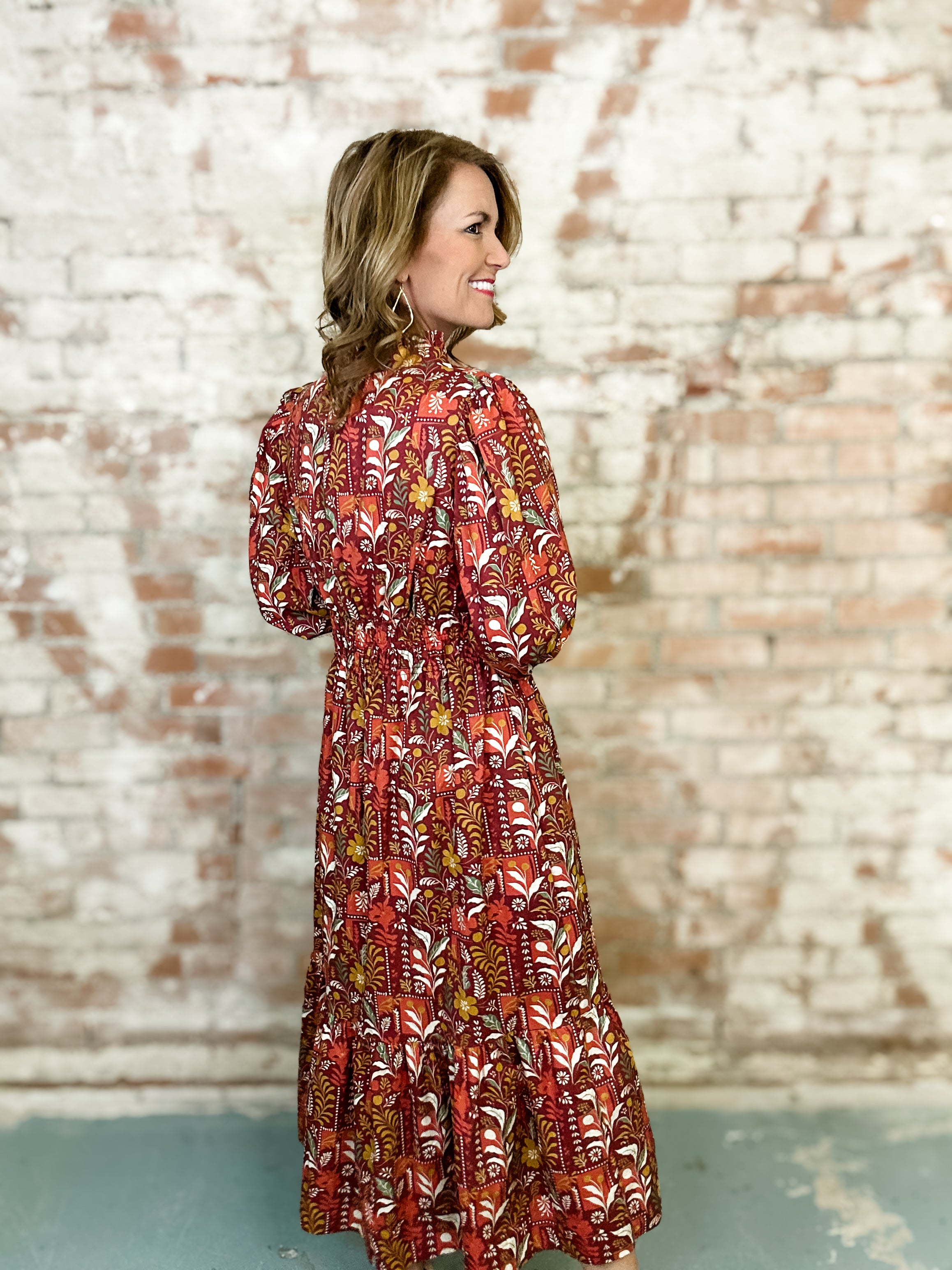 Poly Tiered Dress
