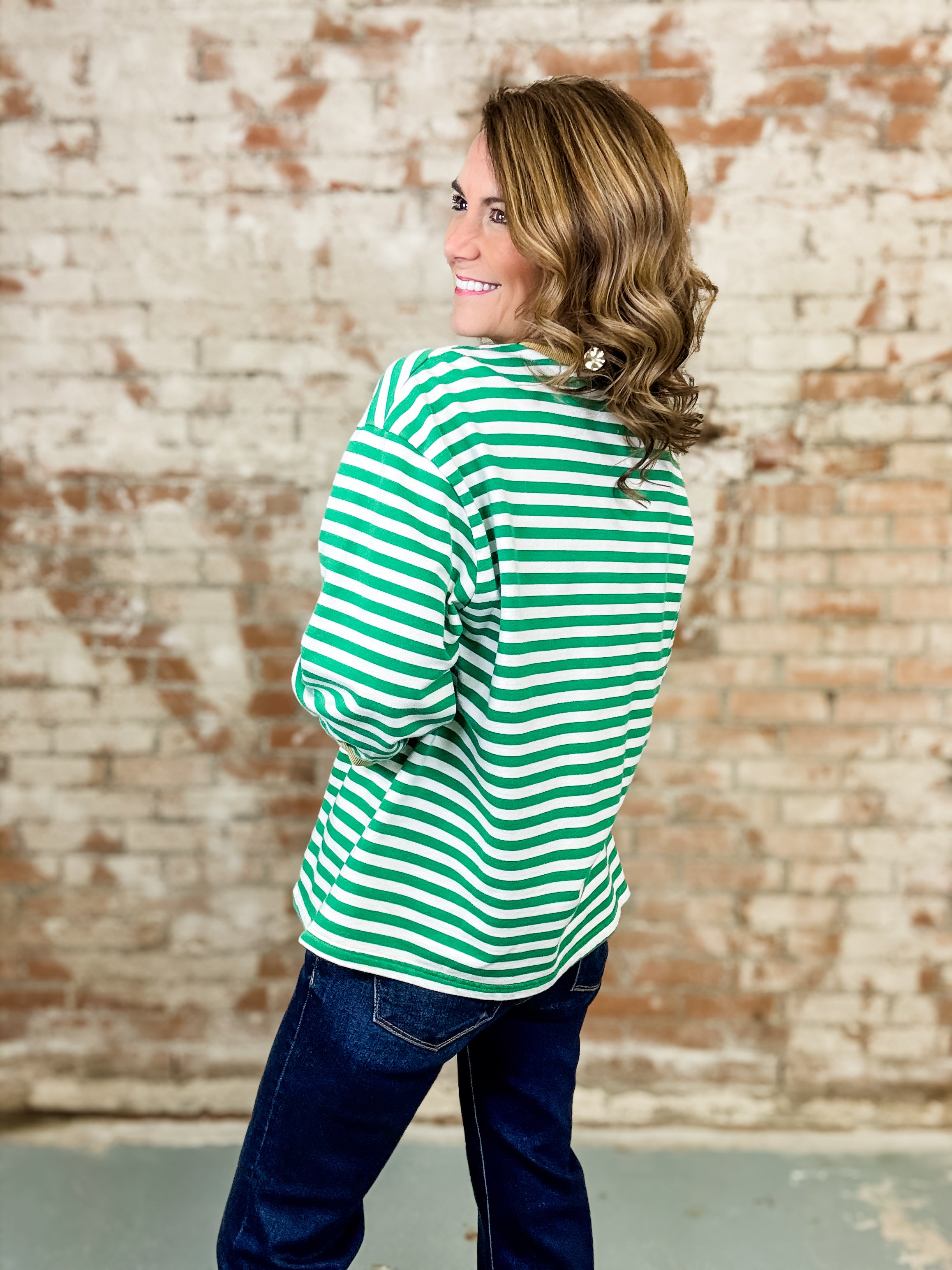 Mallory Stripe Casual Top