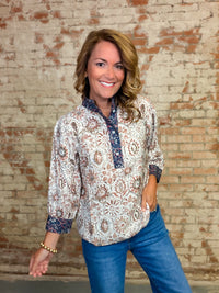 Embry Printed Top