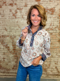 Embry Printed Top
