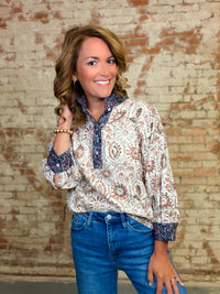 Embry Printed Top