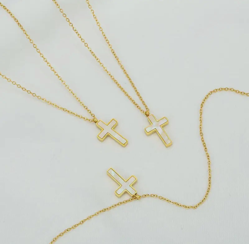 Angelique Cross Necklace